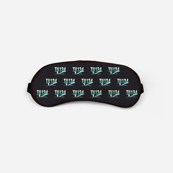 Tupolev Tu-134A-3 - Original Pattern - Sleep Mask - Black