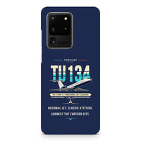Thumbnail for Tupolev Tu-134A-3 - Original - Samsung Case - Navy Blue