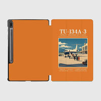 Thumbnail for Tupolev Tu-134A-3 - Poster - Samsung Tablet - Orange