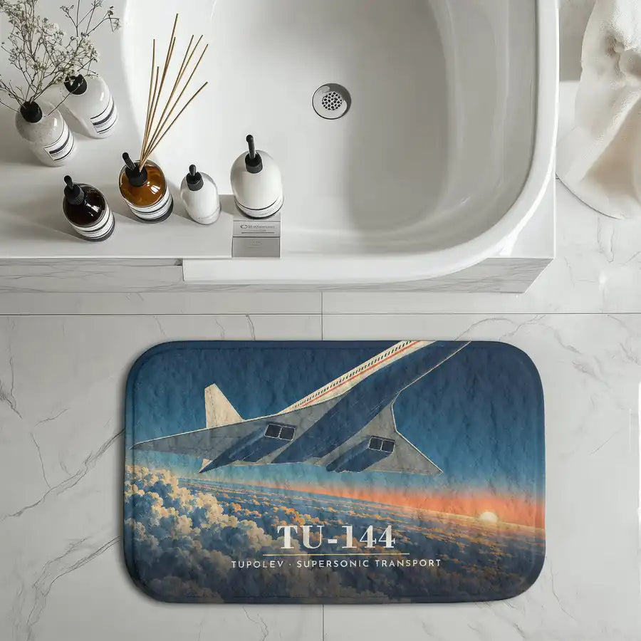 Tupolev Tu-144 - 3D - Bath Mat