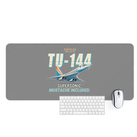 Thumbnail for Tupolev Tu-144 - Cartoon - Desk Mat - Gray