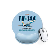 Thumbnail for Tupolev Tu-144 - Cartoon - Ergonomic Mouse Pad - Light Blue