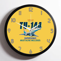 Thumbnail for Tupolev Tu-144 - Cartoon - Framed - Yellow