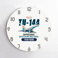 Thumbnail for Tupolev Tu-144 - Cartoon + Name - No Frame - White