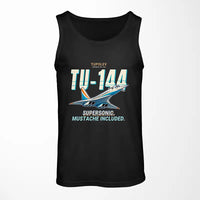 Thumbnail for Tupolev Tu-144 - Cartoon - Tank Top - Black