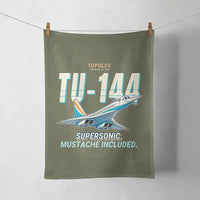 Thumbnail for Tupolev Tu-144 - Cartoon - Towel - Green Army