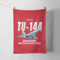 Thumbnail for Tupolev Tu-144 - Cartoon - Towel - Red