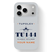 Thumbnail for Tupolev Tu-144 - Heritage + Name - MagSafe iPhone 17 Pro - Light Gray