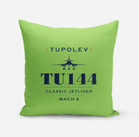 Thumbnail for Tupolev Tu-144 - Heritage - Pillow - Light Green