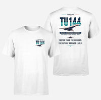 Thumbnail for Tupolev Tu-144 - Original - Double-Side T-Shirt - White