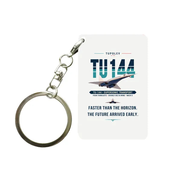 Tupolev Tu-144 - Original - Key Chain - White