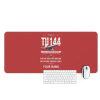 Thumbnail for Tupolev Tu-144 - Original + Name - Desk Mat - Red