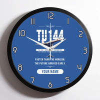 Thumbnail for Tupolev Tu-144 - Original + Name - Framed - Blue