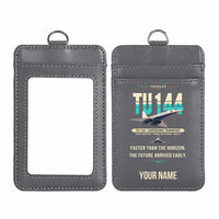 Thumbnail for Tupolev Tu-144 - Original - ID Card Holder - Gray + Name