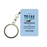 Thumbnail for Tupolev Tu-144 - Original + Name - Key Chain - Light Blue