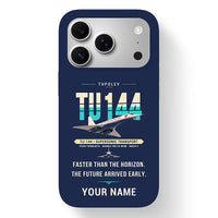 Thumbnail for Tupolev Tu-144 - Original + Name - MagSafe iPhone 17 Pro - Navy Blue