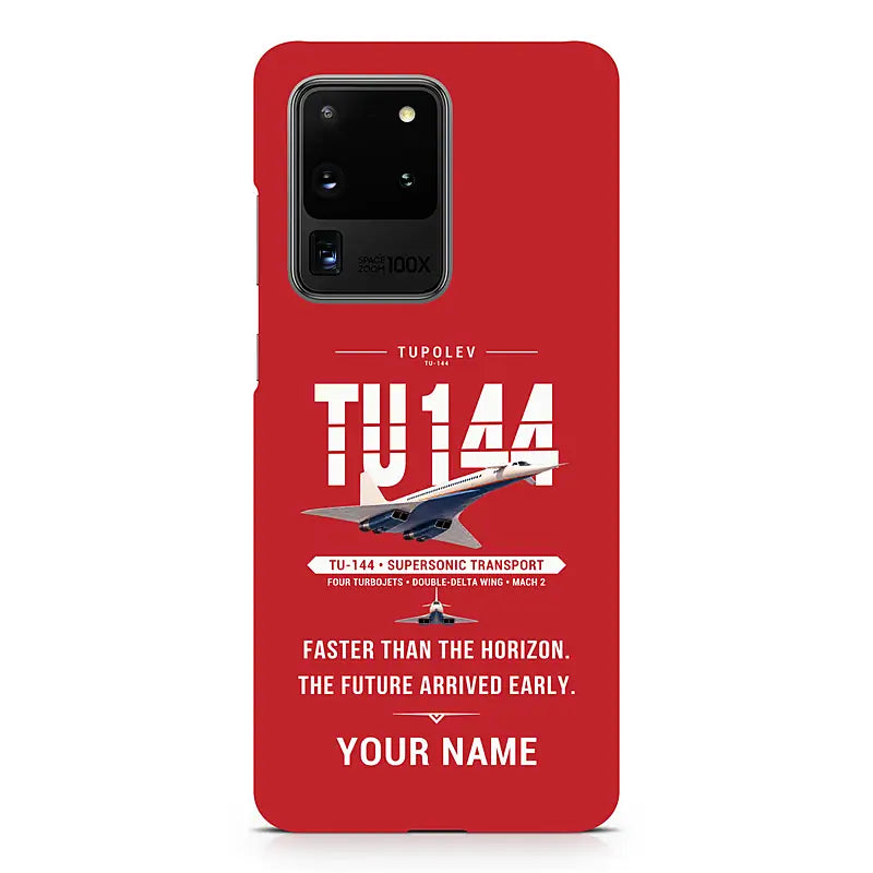 Tupolev Tu-144 - Original + Name - Samsung Case - Red