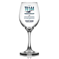 Thumbnail for Tupolev Tu-144 - Original + Name - Wine Glass