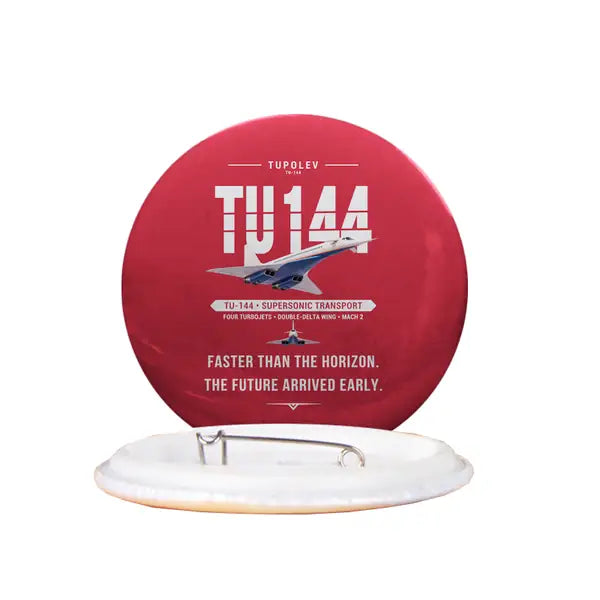 Tupolev Tu-144 - Original - Pin - Red