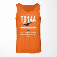 Thumbnail for Tupolev Tu-144 - Original - Tank Top - Orange