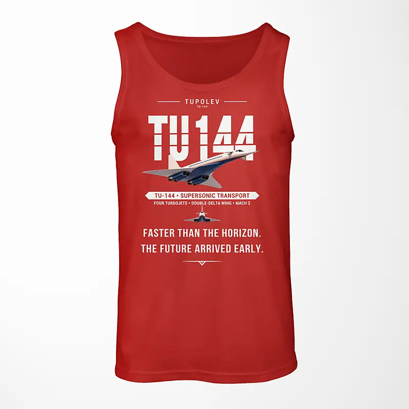Tupolev Tu-144 - Original - Tank Top - Red