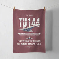 Thumbnail for Tupolev Tu-144 - Original - Towel - Dark Red