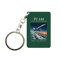 Thumbnail for Tupolev Tu-144 - Poster - Key Chain - Dark Green