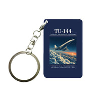 Thumbnail for Tupolev Tu-144 - Poster - Key Chain - Navy Blue