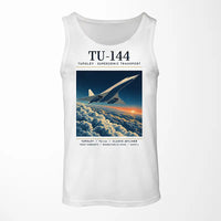 Thumbnail for Tupolev Tu-144 - Poster - Tank Top - White