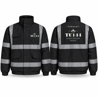 Thumbnail for Tupolev Tu-144 Reflective Winter Jackets - Heritage - Black