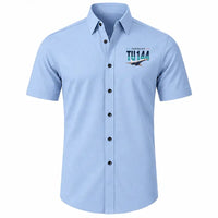 Thumbnail for Tupolev Tu-144 - Short Sleeve Shirt - Original - Light Blue