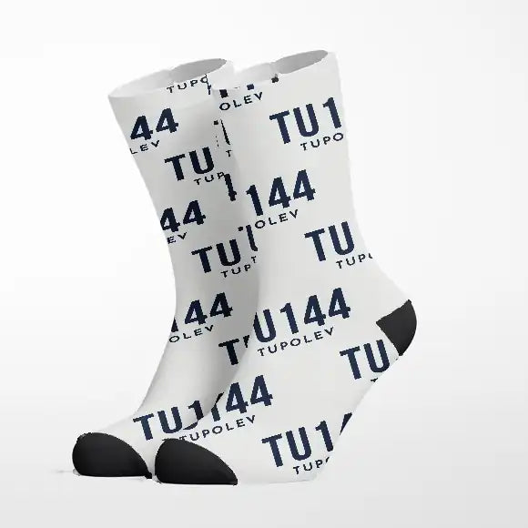 Tupolev Tu-144 - Socks - White