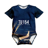 Thumbnail for Tupolev Tu-154M 3D All-Over Print Clothing - Baby Bodysuit - 3D