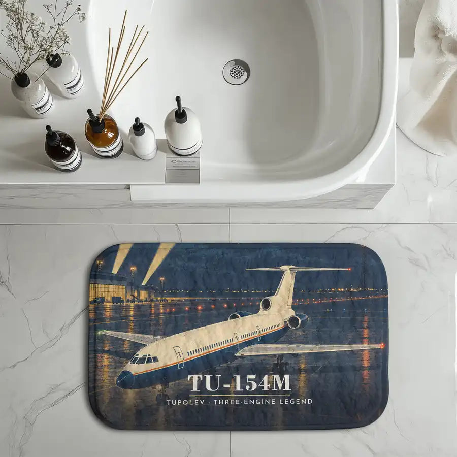Tupolev Tu-154M - 3D - Bath Mat