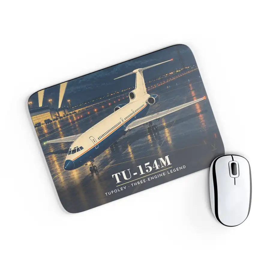 Tupolev Tu-154M - 3D - Mouse Pad - Full Print