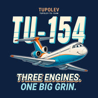 Thumbnail for Tupolev Tu-154M - Cartoon - Card