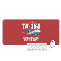 Thumbnail for Tupolev Tu-154M - Cartoon - Desk Mat - Red