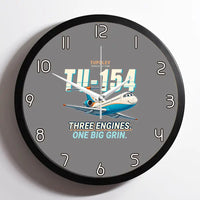Thumbnail for Tupolev Tu-154M - Cartoon - Framed - Gray