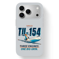 Thumbnail for Tupolev Tu-154M - Cartoon - MagSafe iPhone 17 Pro - Light Gray