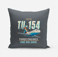 Thumbnail for Tupolev Tu-154M - Cartoon - Pillow - Gray