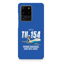 Thumbnail for Tupolev Tu-154M - Cartoon - Samsung Case - Blue