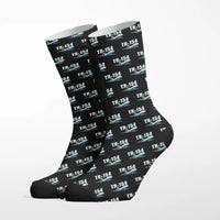 Thumbnail for Tupolev Tu-154M - Cartoon - Socks - Black