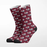 Thumbnail for Tupolev Tu-154M - Cartoon - Socks - Burgundy