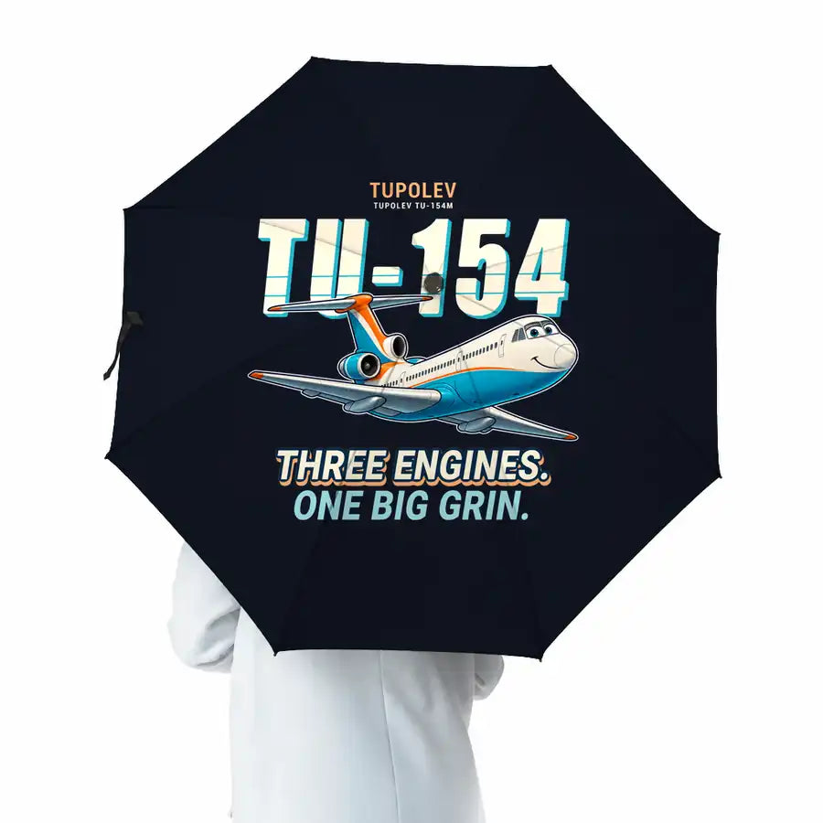 Tupolev Tu-154M - Cartoon - Umbrella