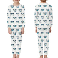 Thumbnail for Tupolev Tu-154M - Children Pajamas - Cartoon Pattern - White