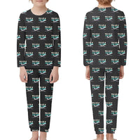 Thumbnail for Tupolev Tu-154M - Children Pajamas - Original Pattern - Black