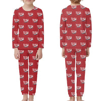 Thumbnail for Tupolev Tu-154M - Children Pajamas - Original Pattern - Red