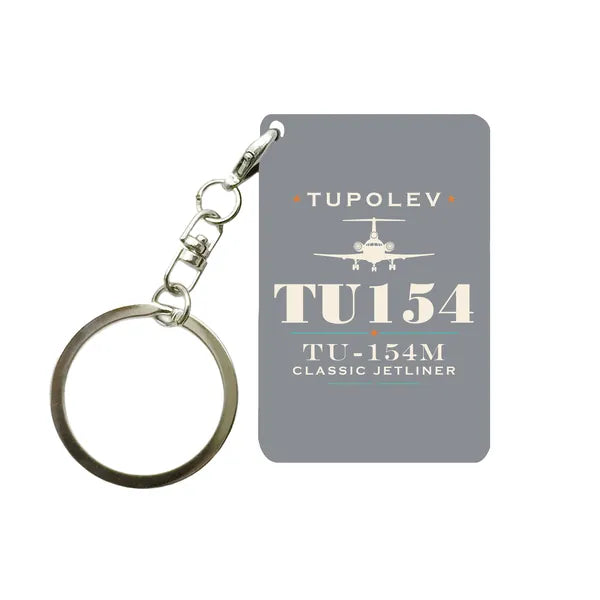 Tupolev Tu-154M - Heritage - Key Chain - Gray