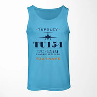 Thumbnail for Tupolev Tu-154M - Heritage + Name - Tank Top - Sky Blue