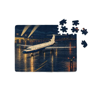 Tupolev Tu-154M - Horizontal - Canvas Puzzle